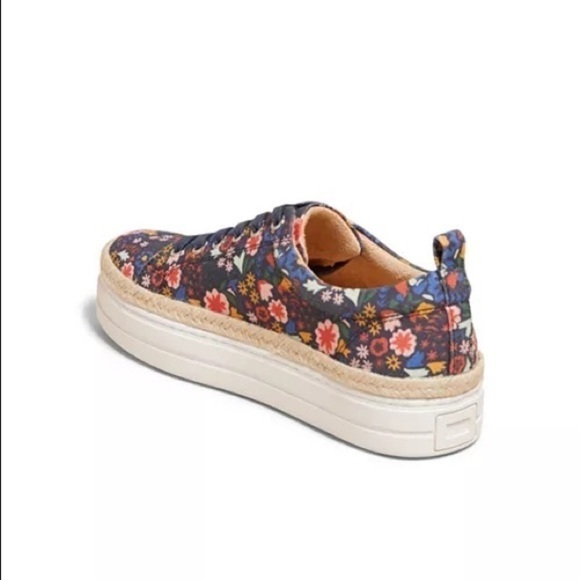 Jack Rogers Mia Floral Platform Sneakers - 8.5 - Picture 4 of 8